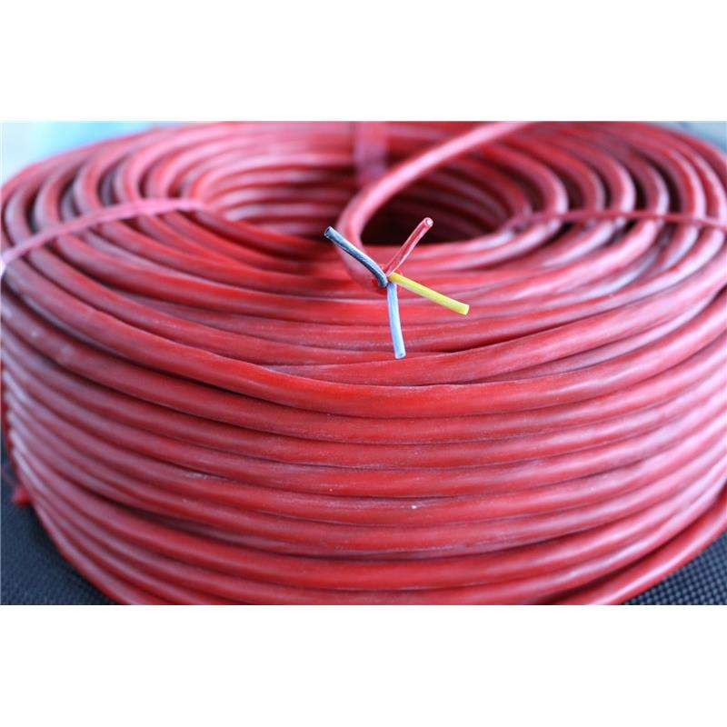 Fluoroplastic insulated silicon rubber sheathed control cable