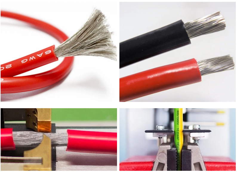 Silicone rubber flat cable