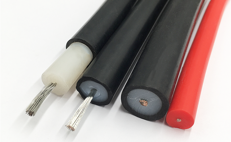 High voltage silicone wire